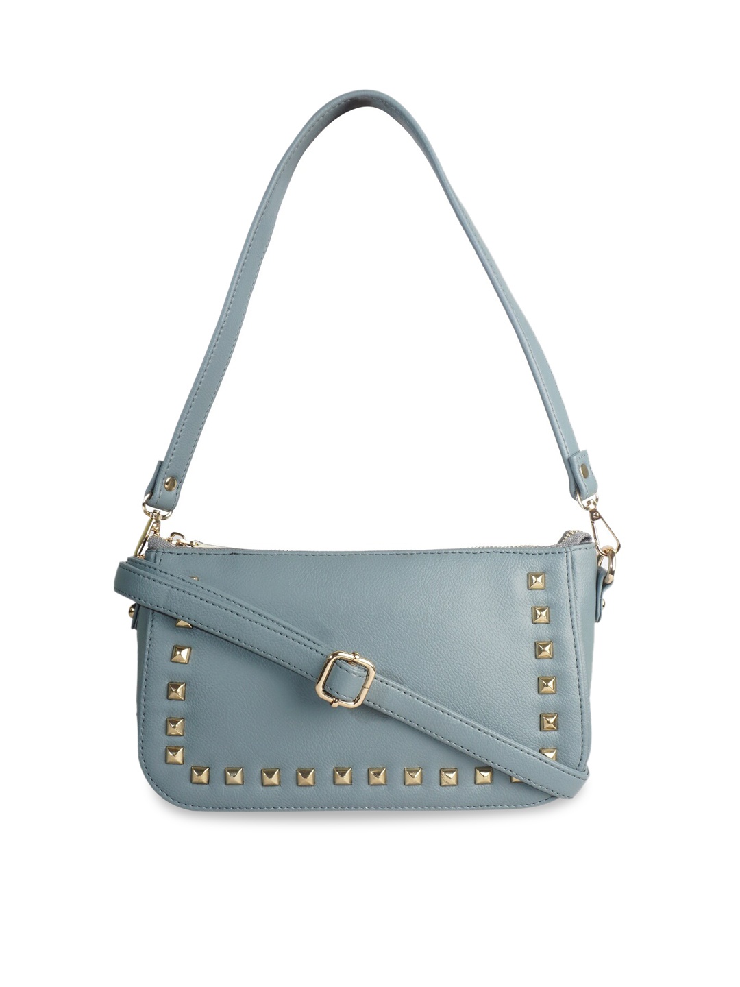 

HORRA Women Green Embellished PU Structured Shoulder Bag