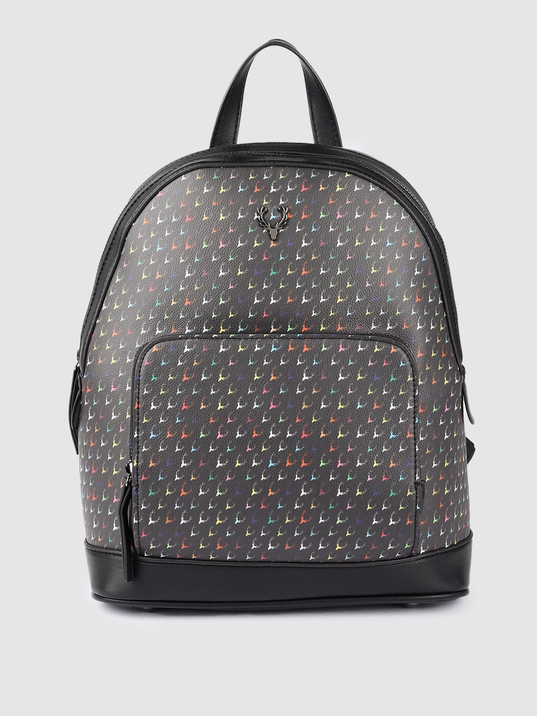 

Allen Solly Women Black Printed Backpack