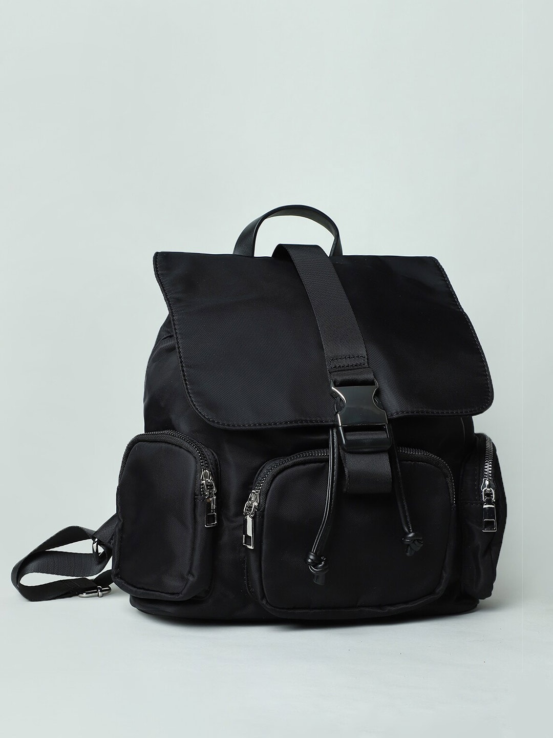 

ONLY Women Solid Backpack, Black
