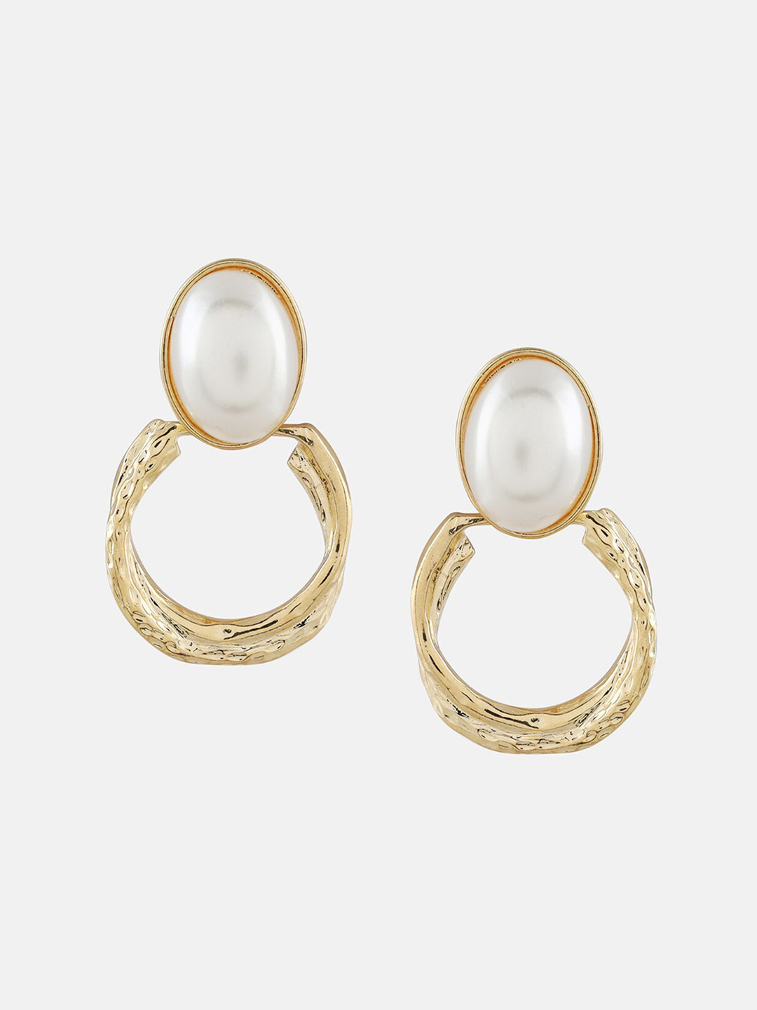 

Kazo Contemporary Drop Earrings, Gold