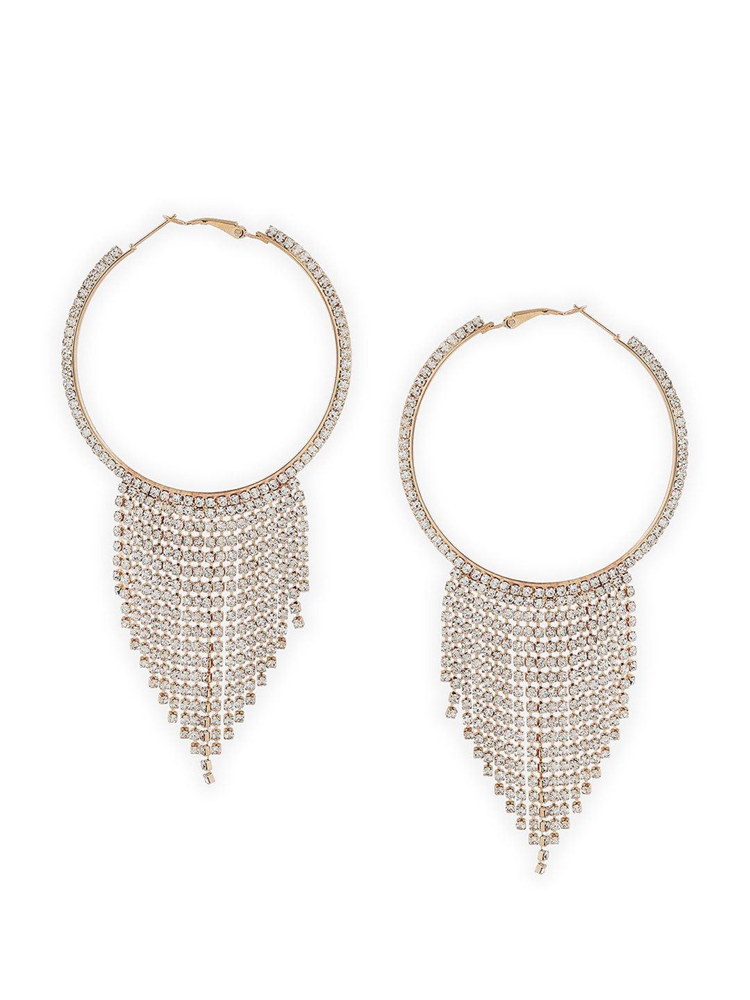 

Kazo Contemporary Hoop Earrings, Gold