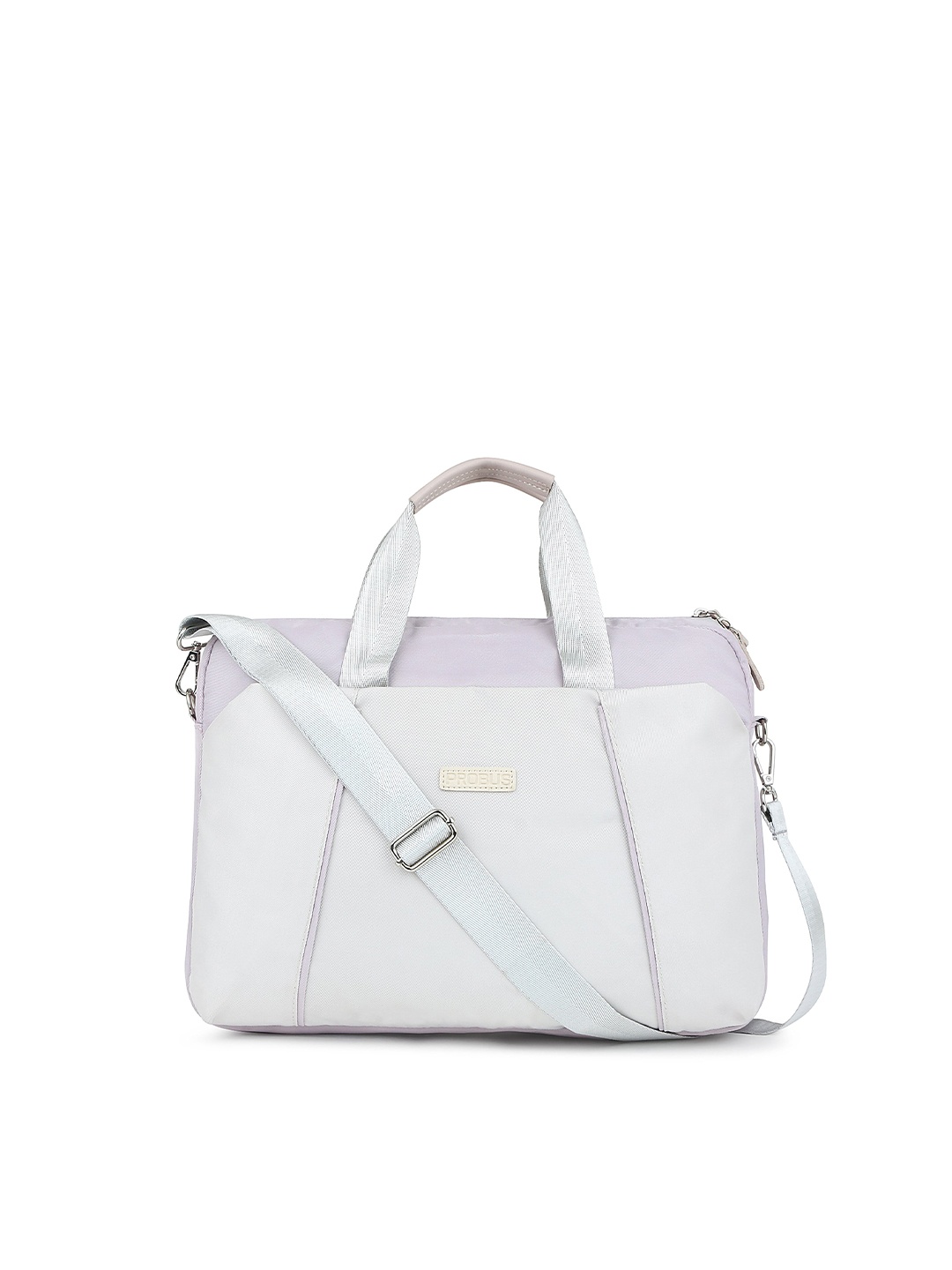 

PROBUS Unisex Purple & White Laptop Bag