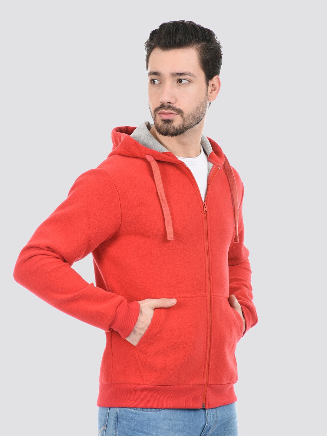 

LONDON FOG Men Hooded Sweatshirt, Red
