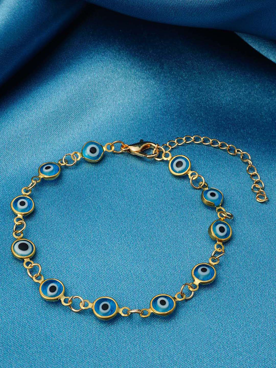 

Ferosh Women Gold-Toned & White Gold-Plated Link Bracelet
