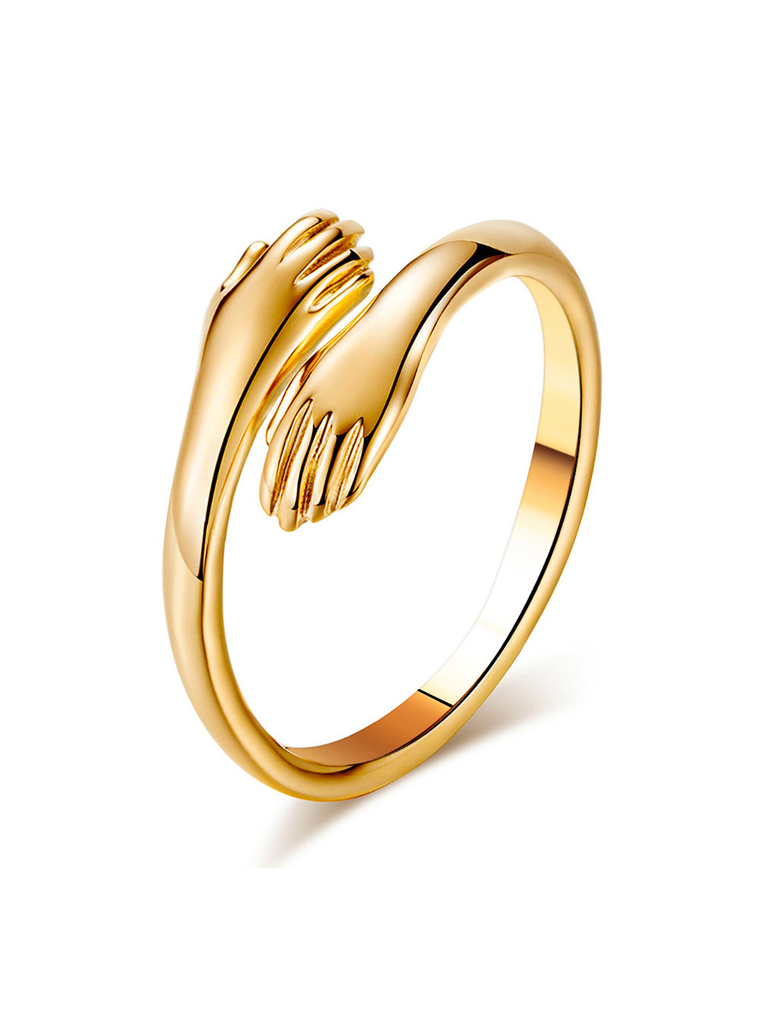 

Vembley Gold-Plated Adjustable Finger Ring