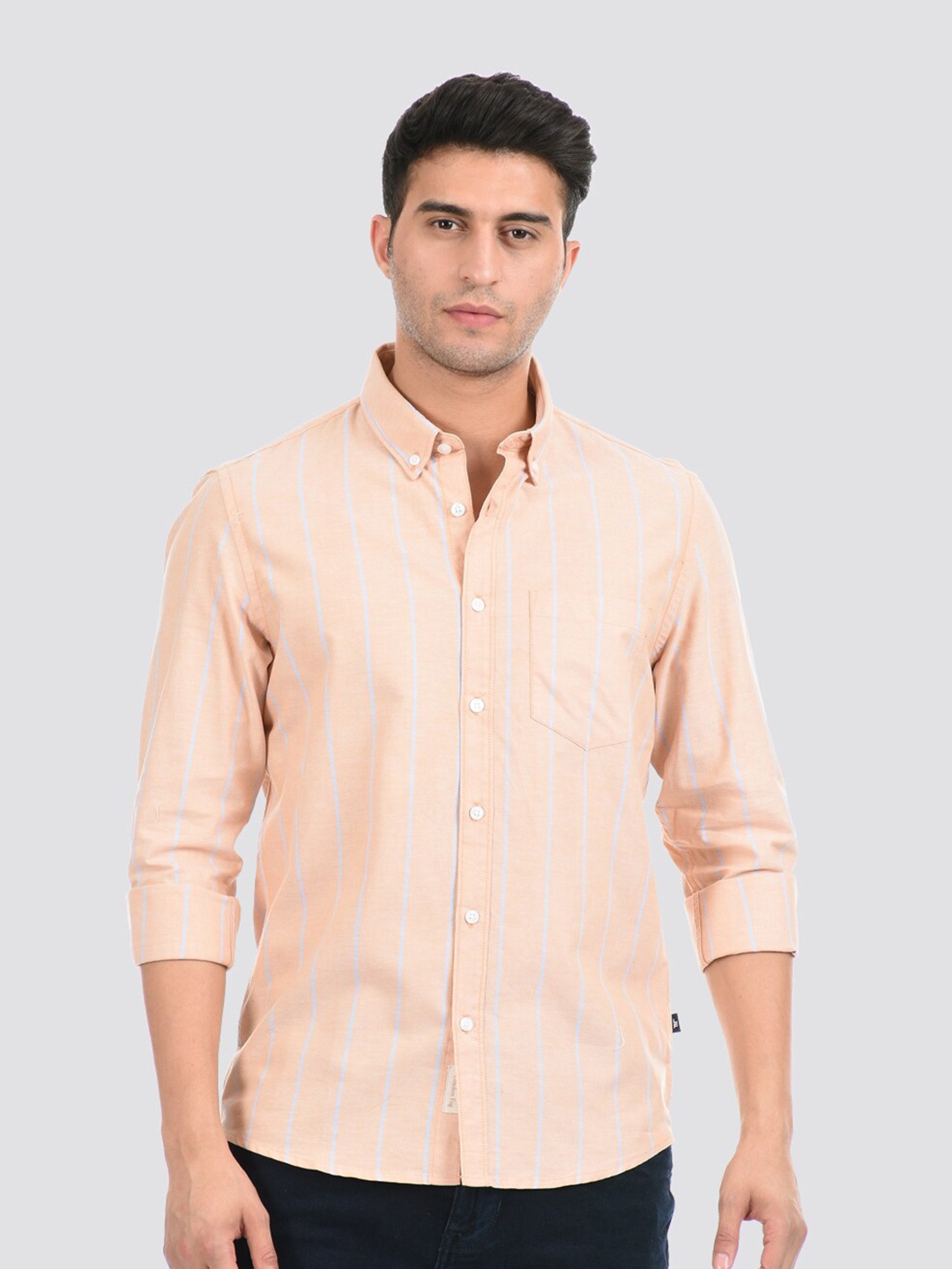 

LONDON FOG Men Printed Casual Shirt, Orange
