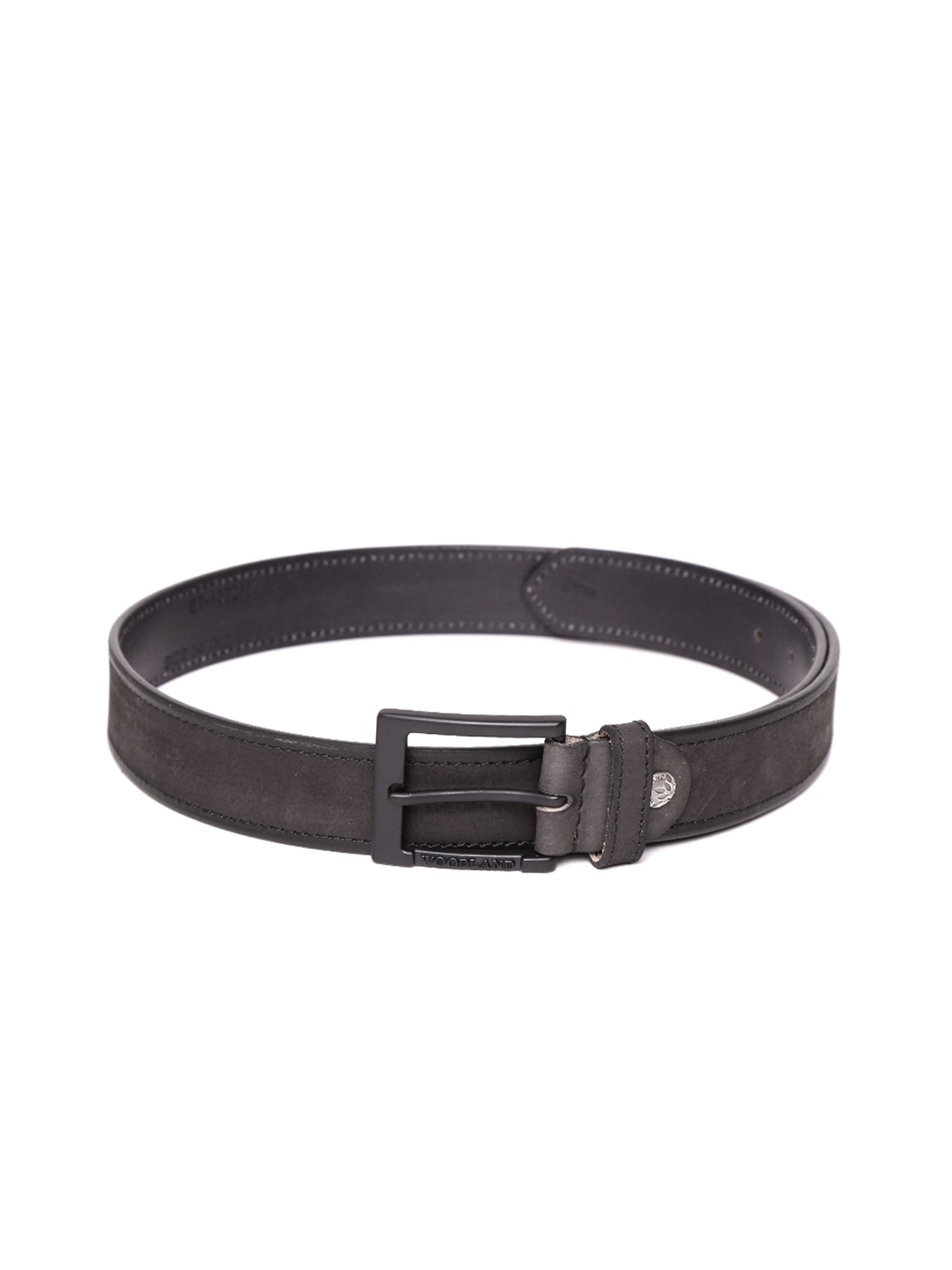 

Woodland ProPlanet Men Black Solid Leather Belt