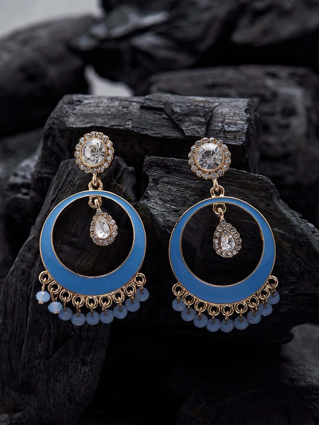 

Accessorize Geometric Chandbalis Earrings, Purple