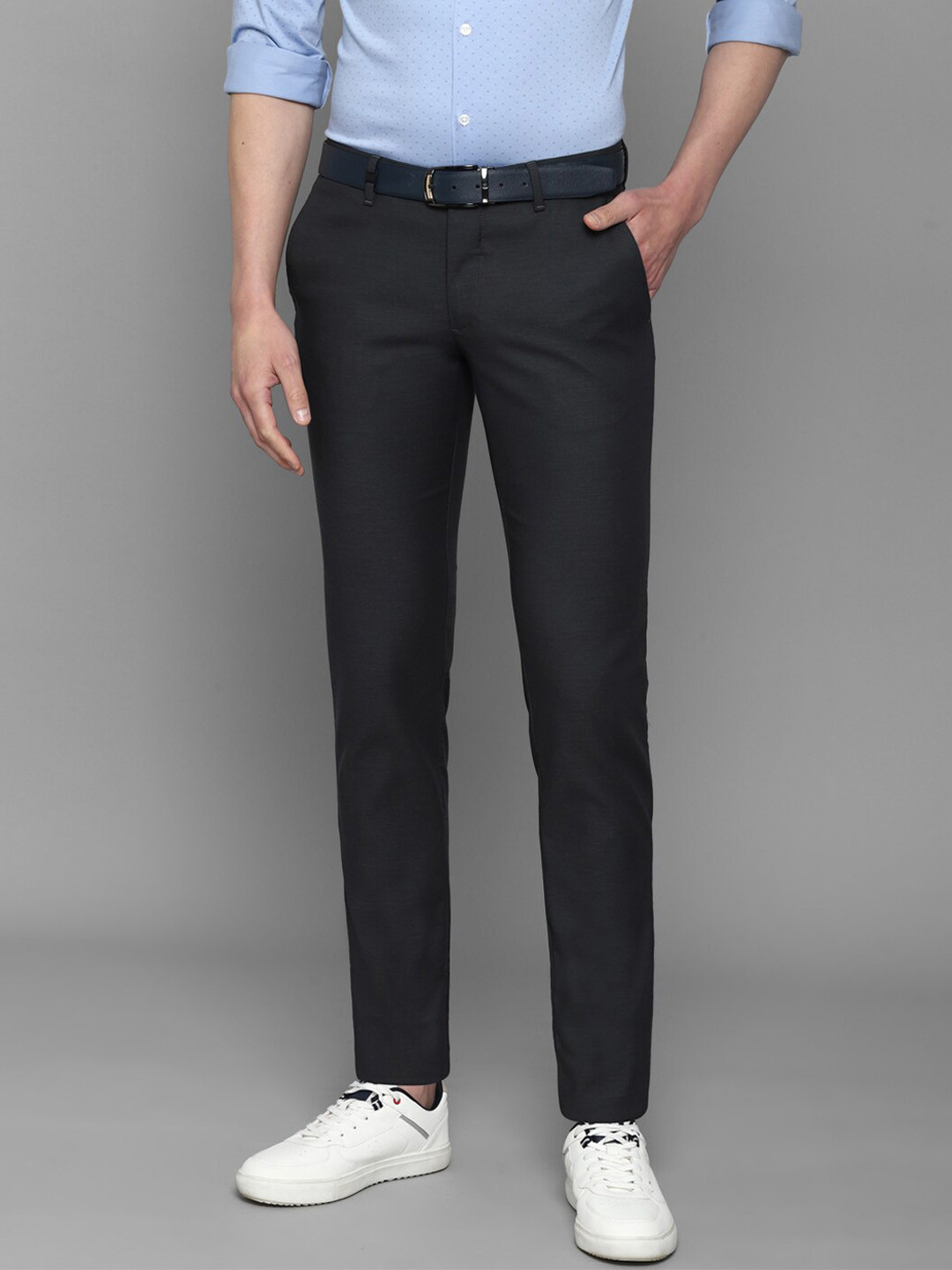 

Louis Philippe Sport Men Slim Fit Trousers, Grey