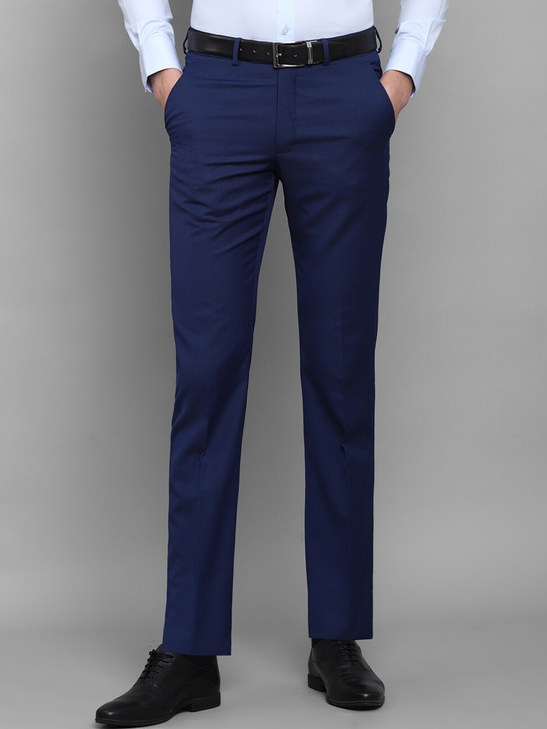 

Luxure by Louis Philippe Men Slim Fit Trousers, Blue