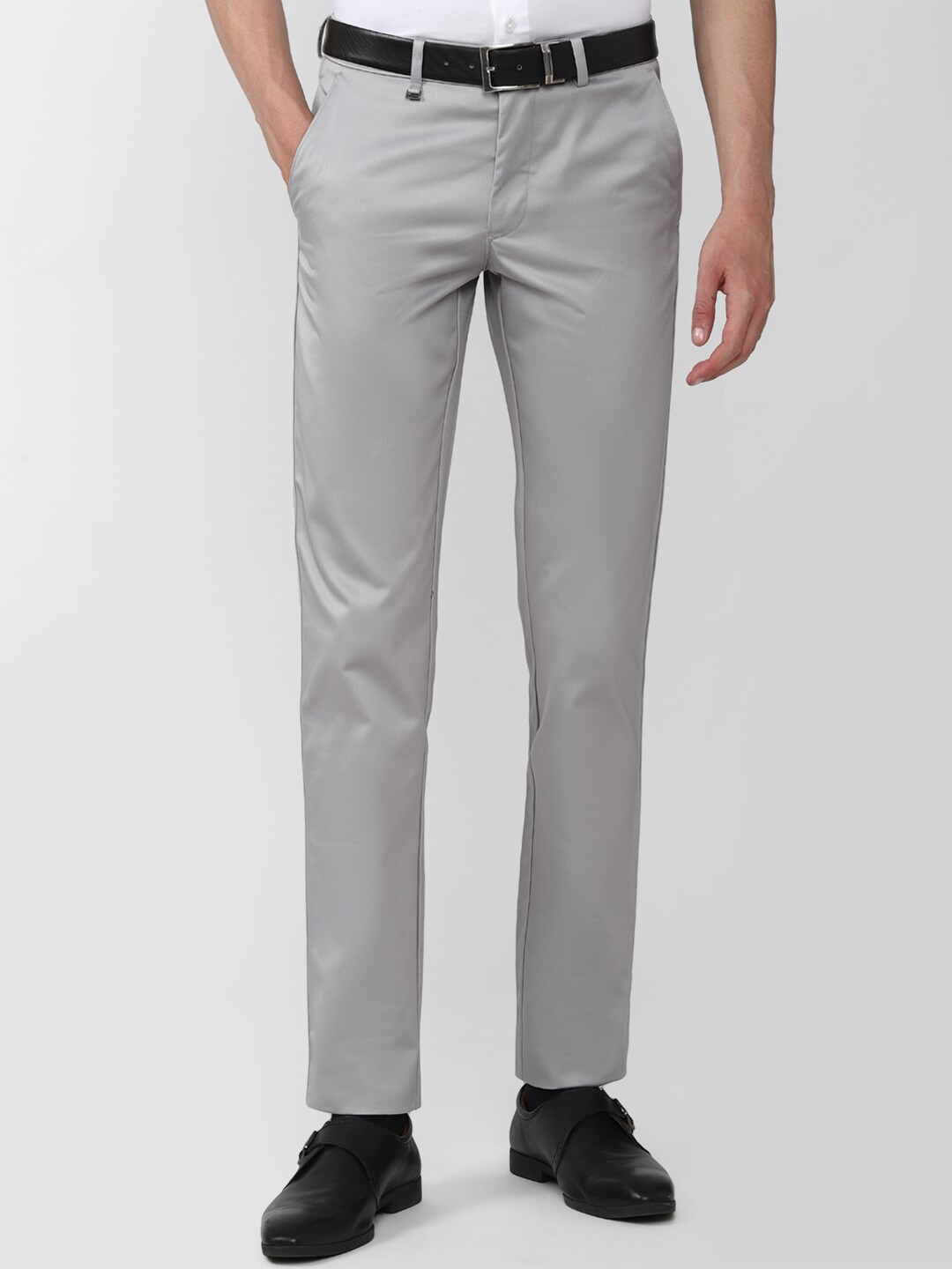 

Van Heusen Men Slim Fit Trouser, Grey