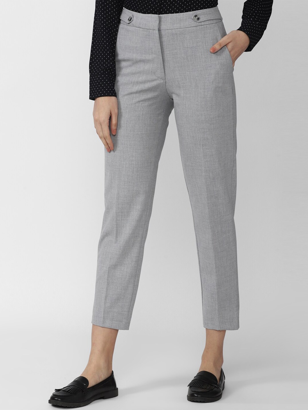 

Van Heusen Woman Women Trousers, Grey
