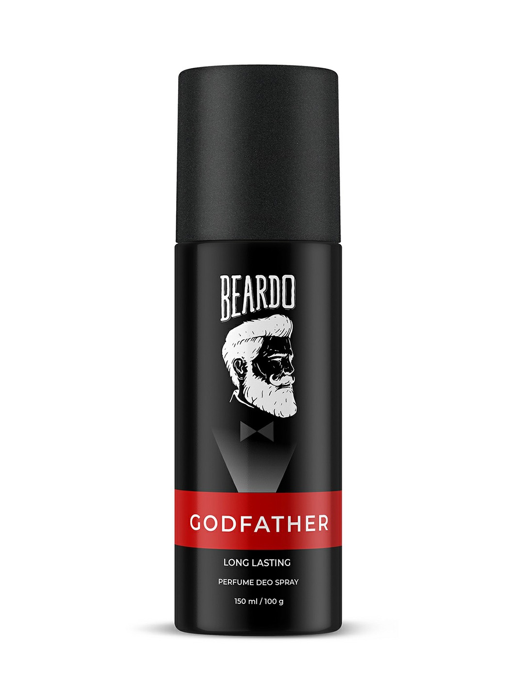

BEARDO Men God Father Long Lasting No Gas Perfume Deo Spray - 100 g, Black