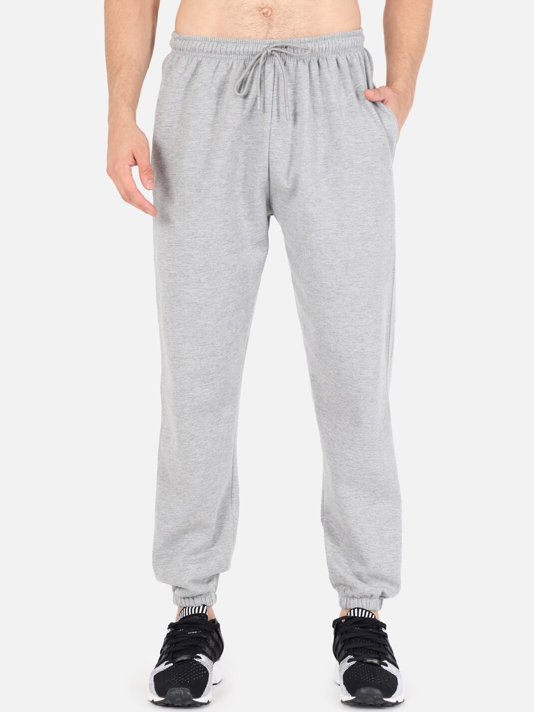 

GRIFFEL Men Solid Regular Fit Track Pants, Grey