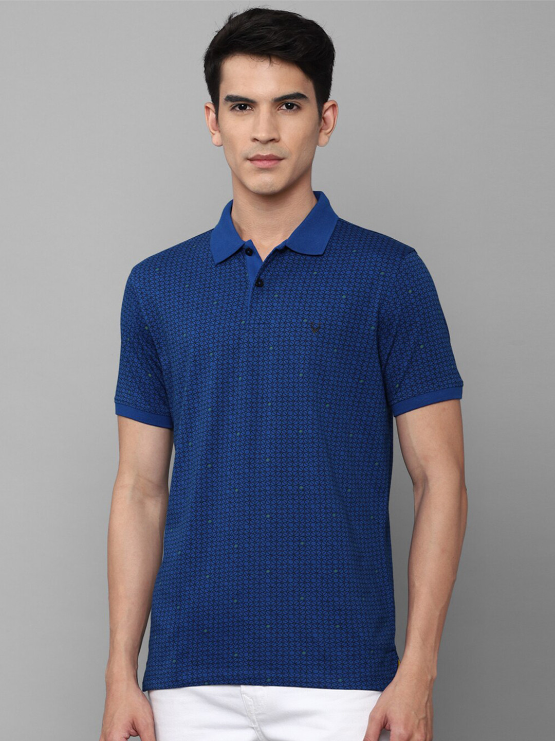 

Allen Solly Men Polo Collar T-shirt, Blue