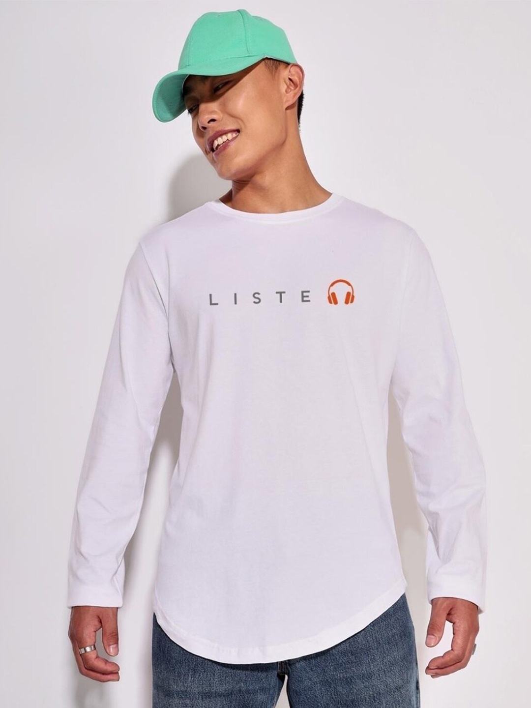 

Bewakoof Men Typography T-shirt, White