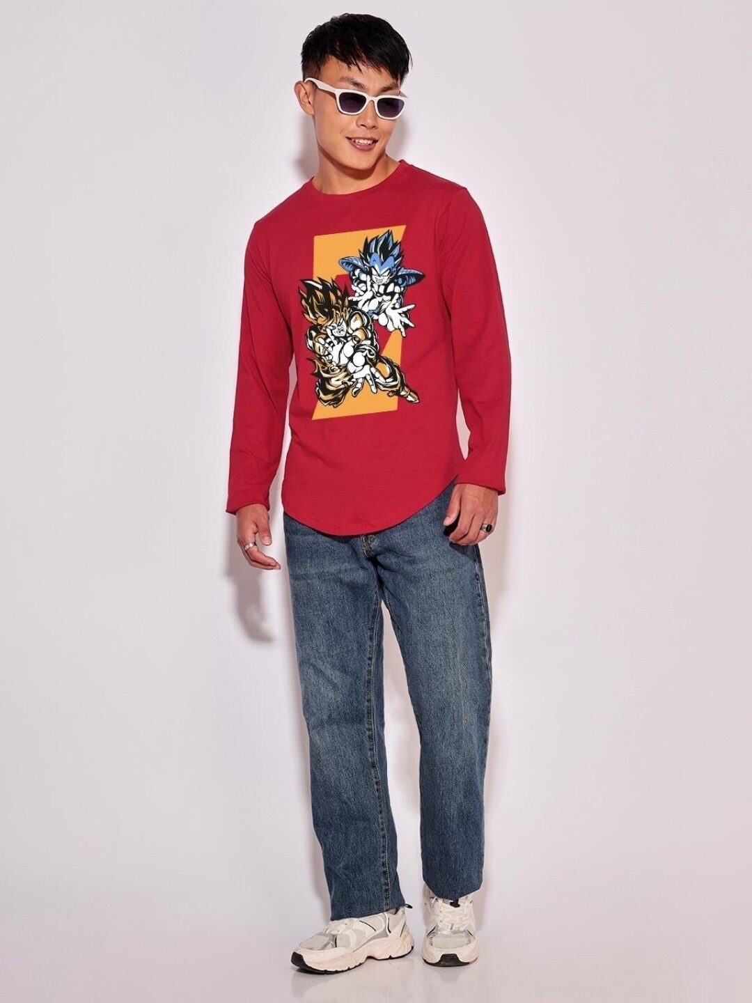

Bewakoof Men Cotton Printed T-shirt, Red