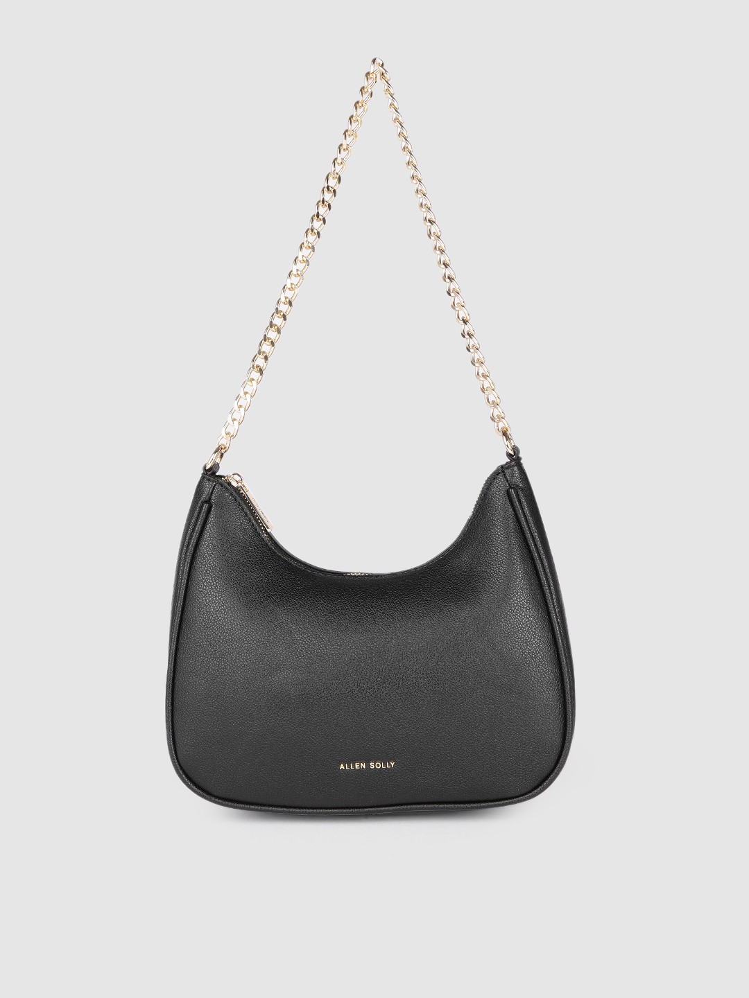 

Allen Solly Women Black Structured Hobo Bag
