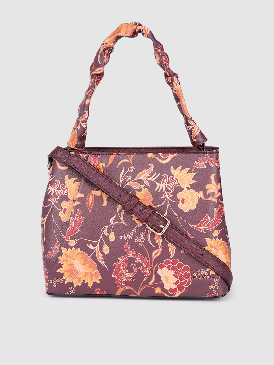 

Allen Solly Multicoloured Printed Handheld Bag, Multi