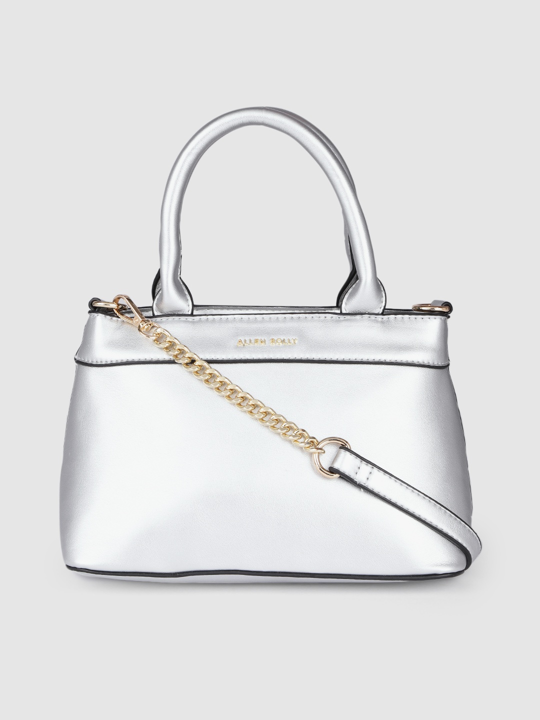 

Allen Solly Silver-Toned Handheld Bag