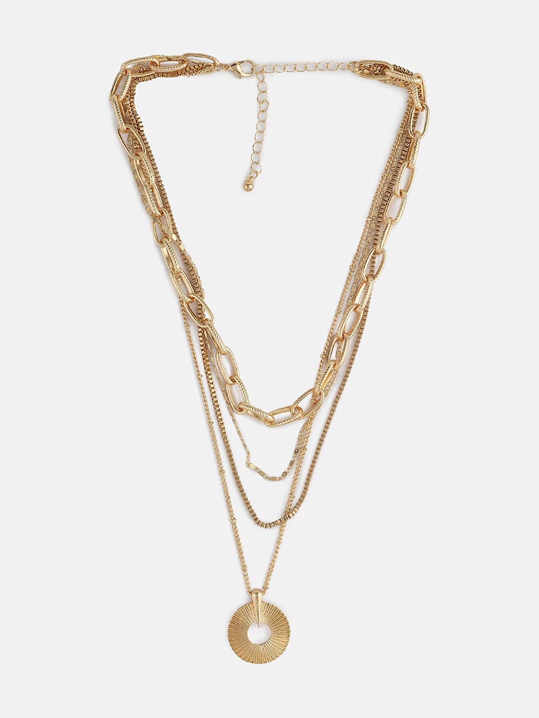 

Kazo Gold-Toned Gold-Plated Layered Necklace