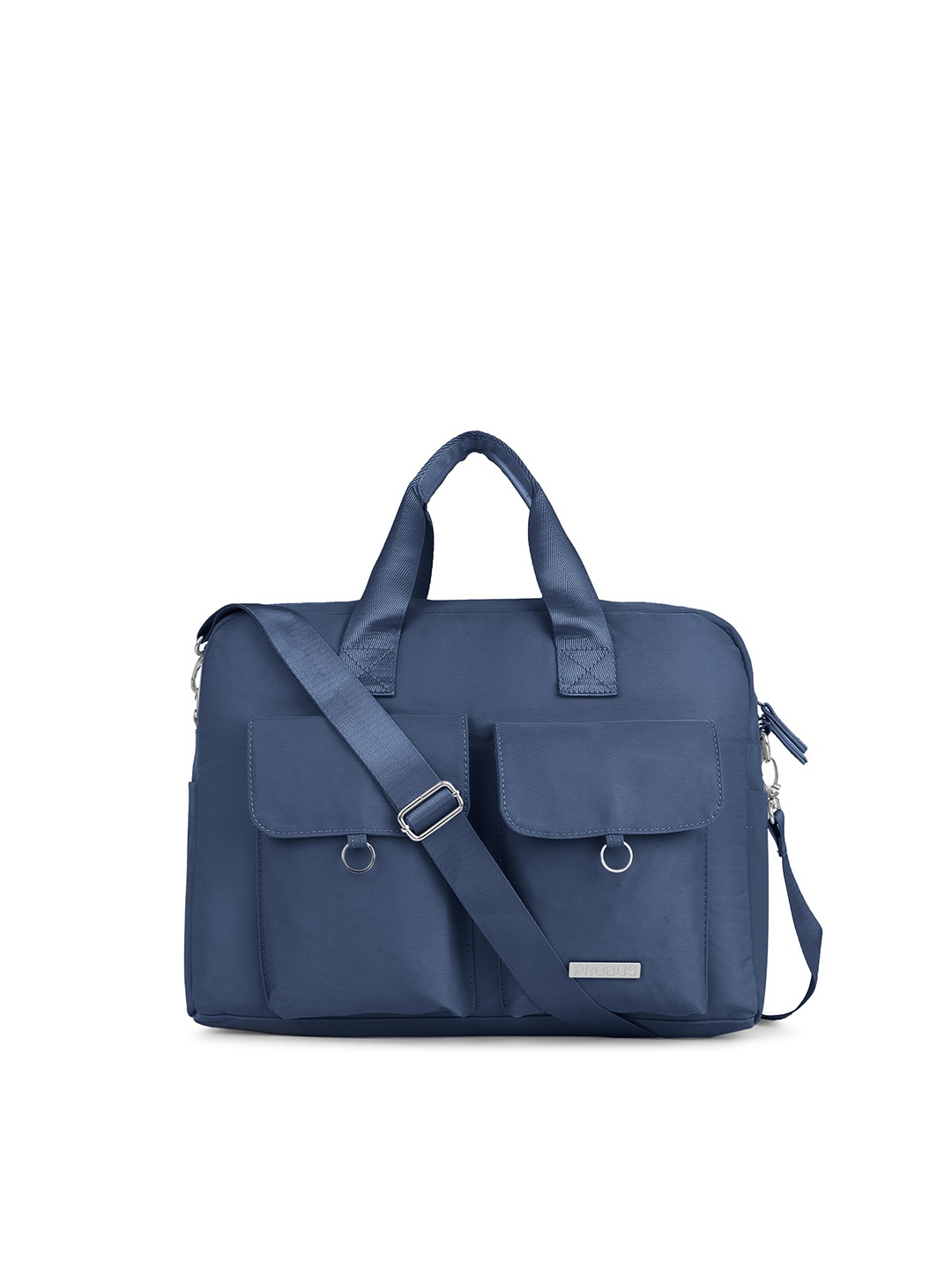 

PROBUS Unisex Solid Laptop Bag, Blue