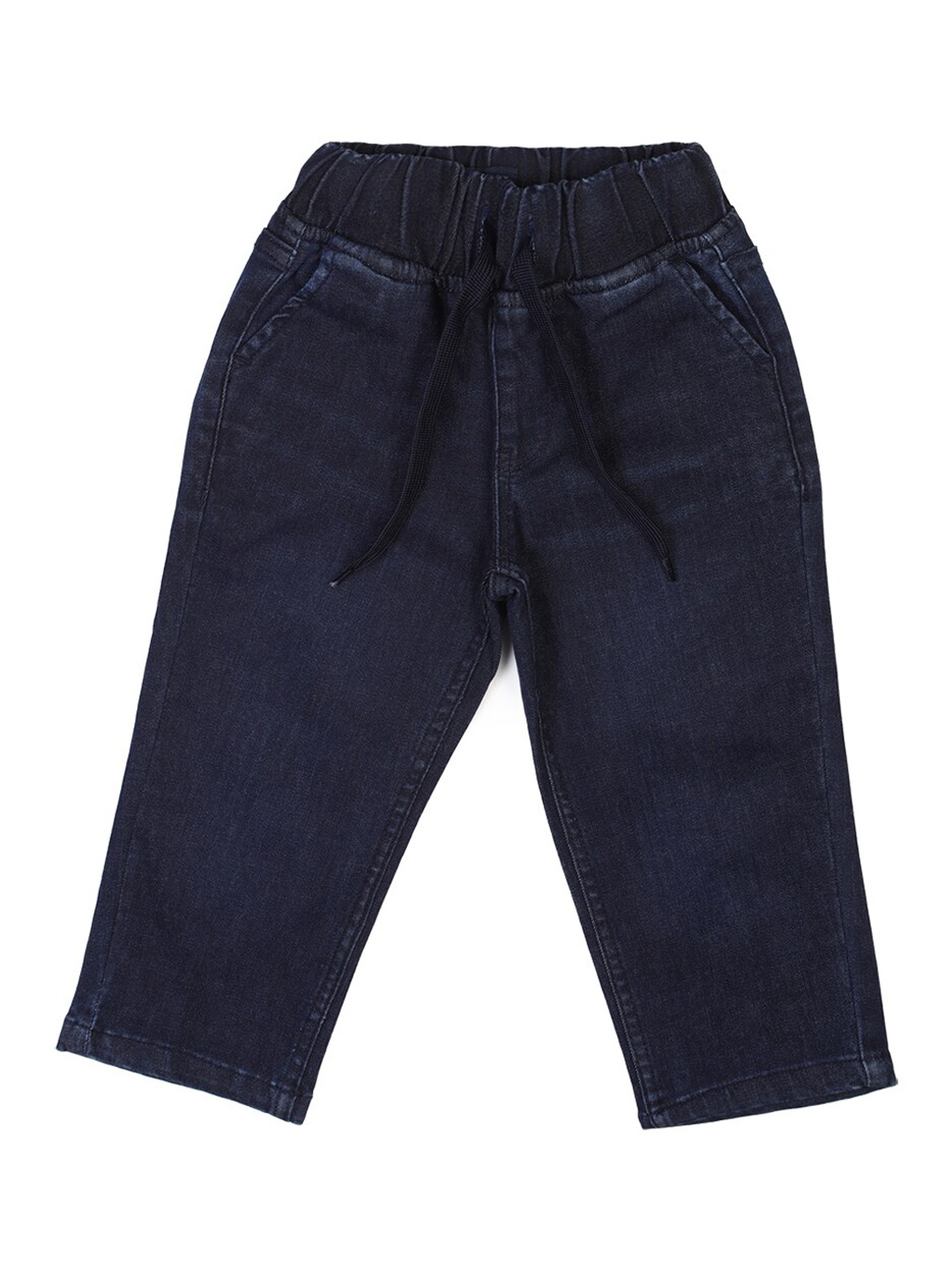 

Allen Solly Junior Boys Navy Blue Skinny Fit Low Distress Jeans