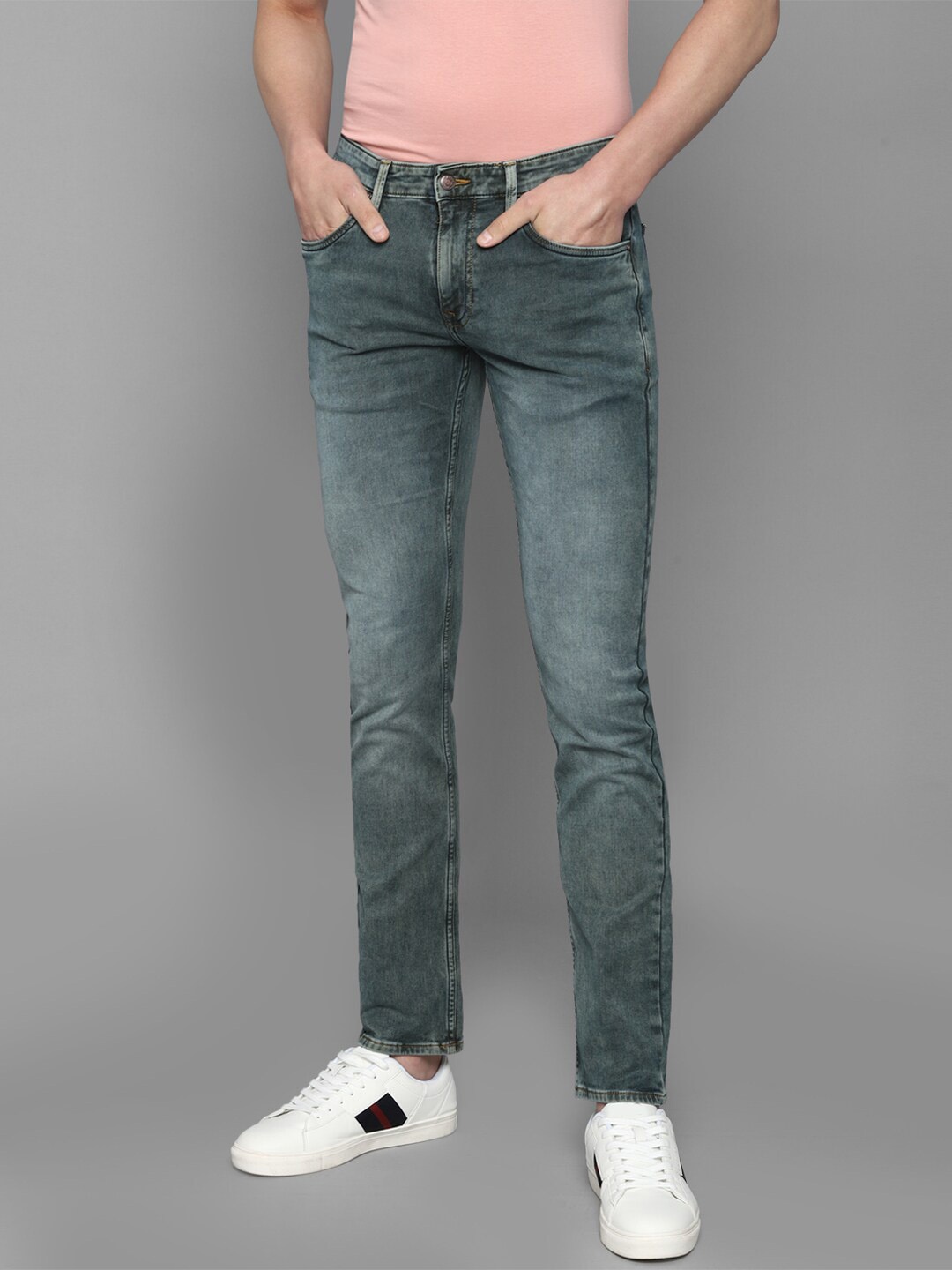 

Louis Philippe Jeans Men Blue Slim Fit Light Fade Jeans