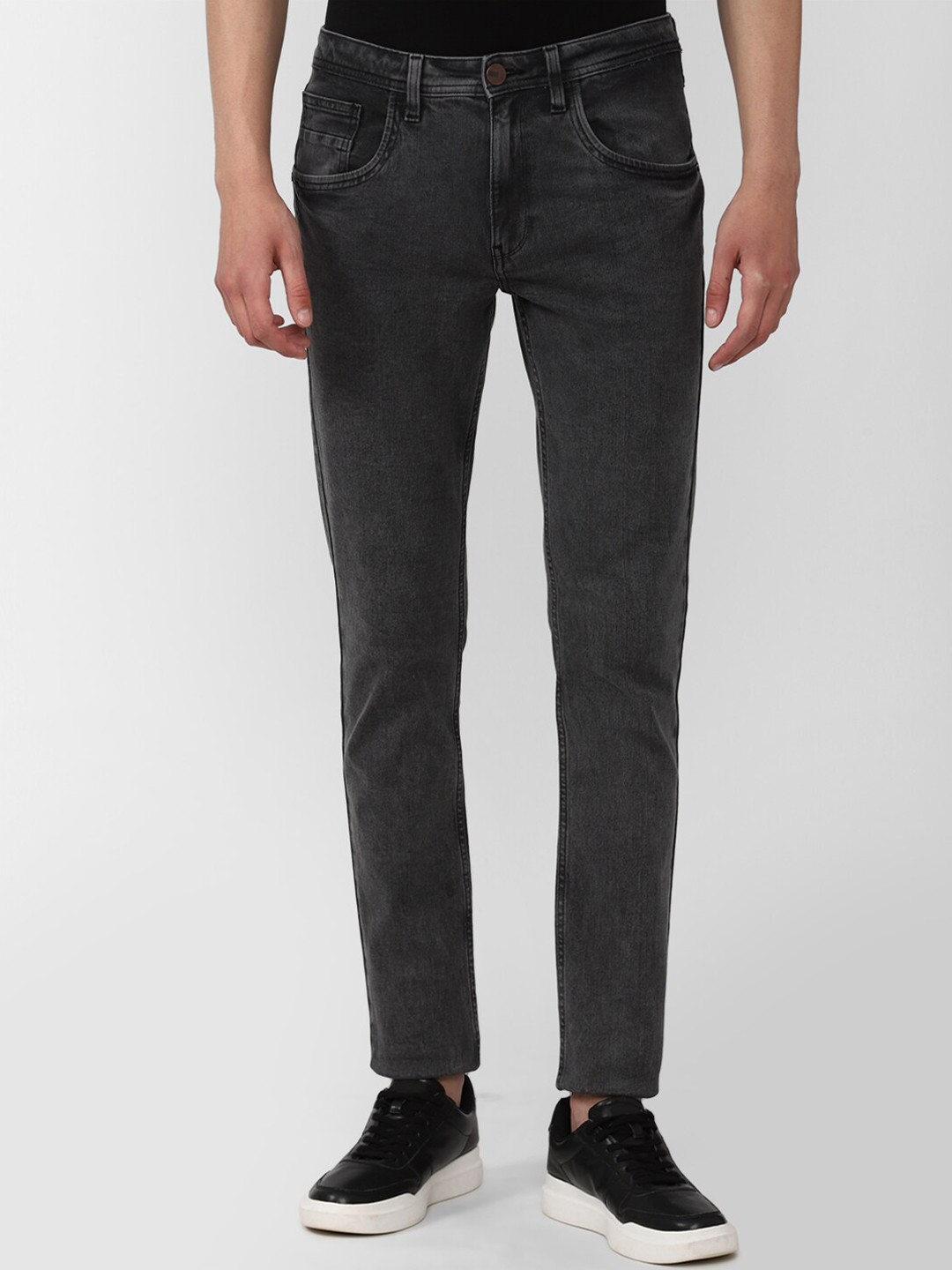 

V Dot Men Grey Skinny Fit Jeans