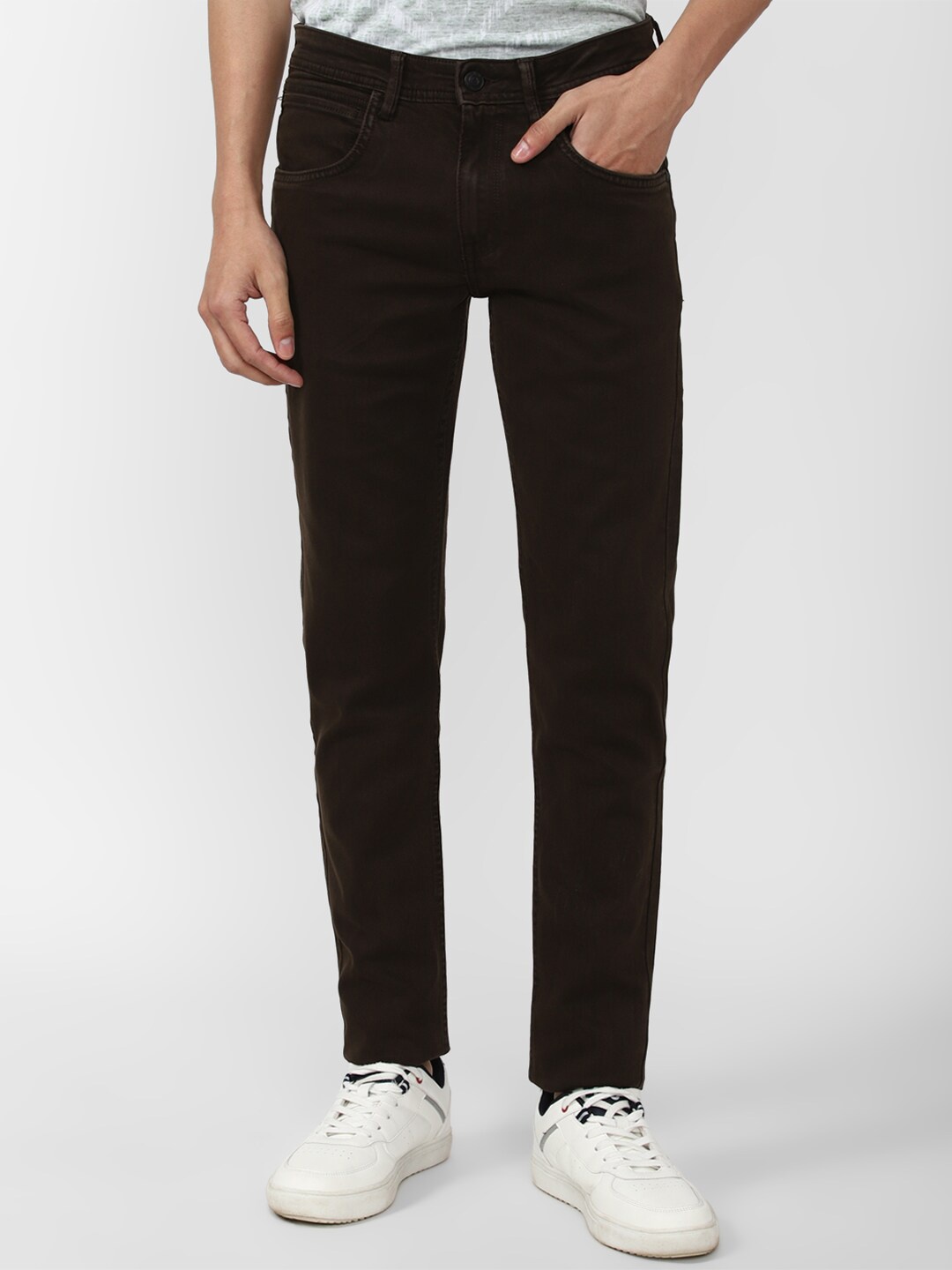 

VAN HEUSEN DENIM LABS Men Skinny Fit Jeans, Brown