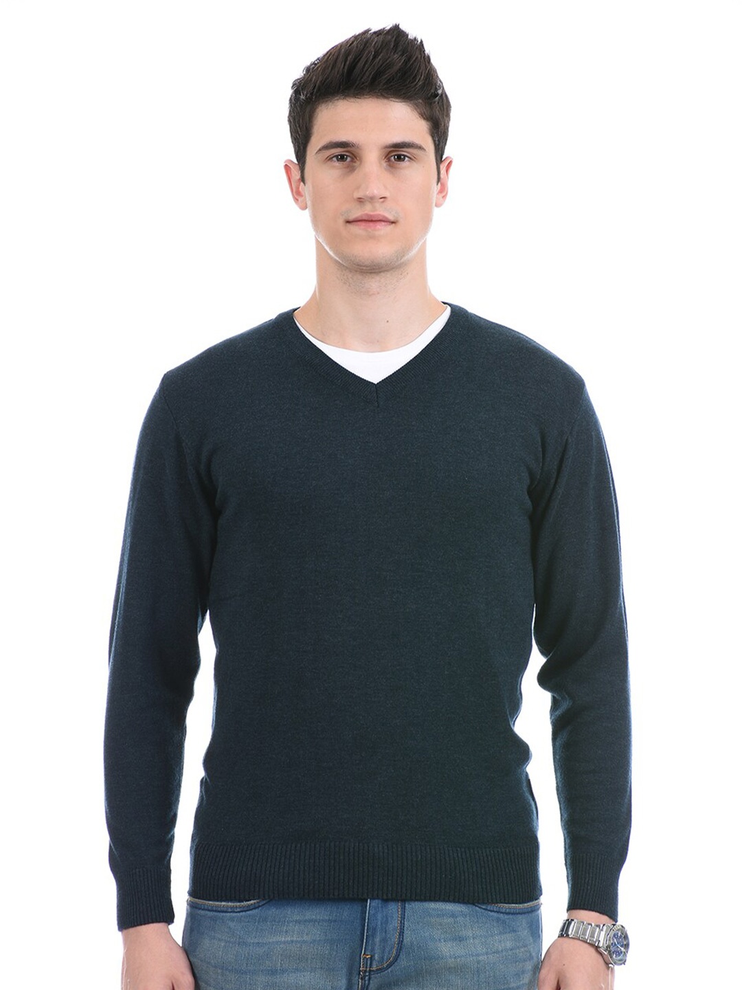 

LONDON FOG Men Green Pullover