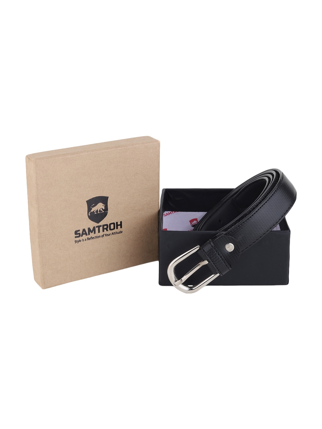 

SAMTROH Women Black PU Belt