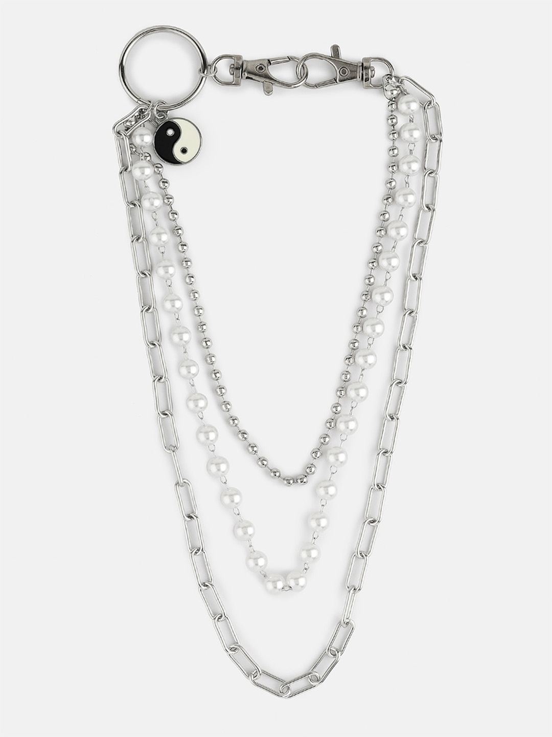 

Kazo Silver-Plated Pearl Layered Chain