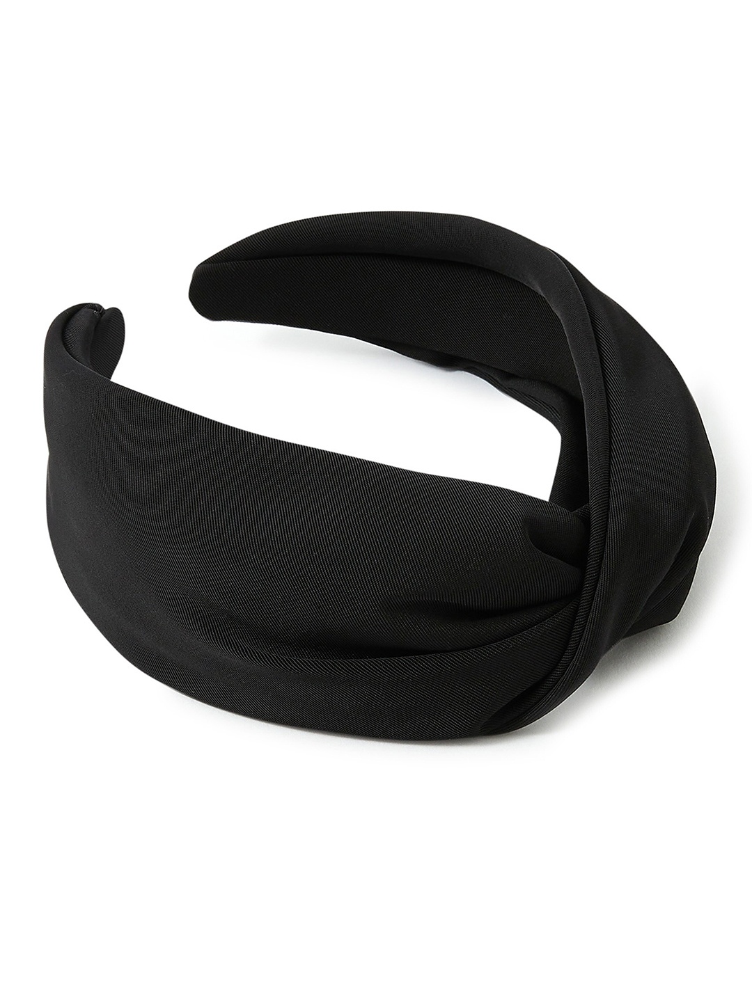 

Accessorize Women Wide Twist Satin Hairband, Black