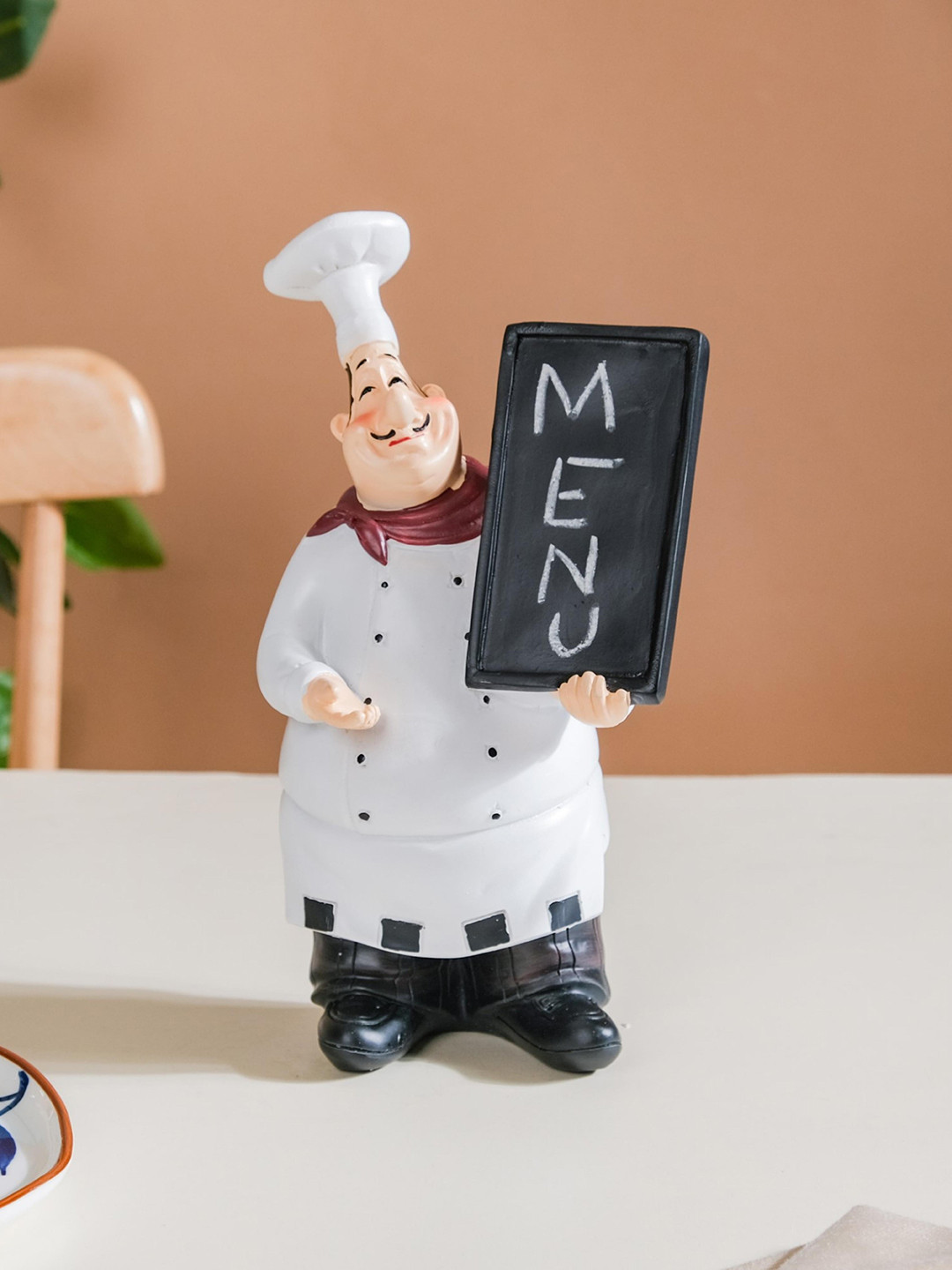 

Nestasia Masterchef Decor With Blackboard Showpiece, White