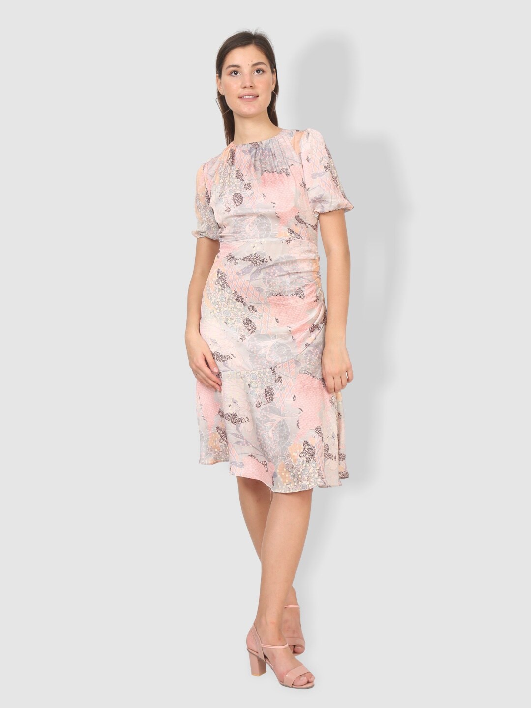 

The Label Bar Women Pink Printed Floral Dress