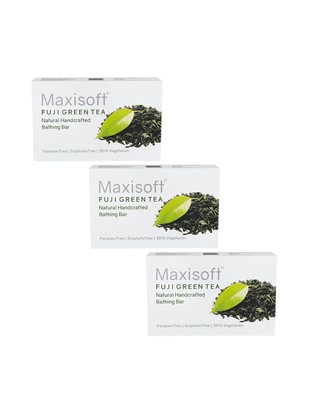 

Maxisoft Set Of 3 Fuji Green Tea Bathing Bar, Na