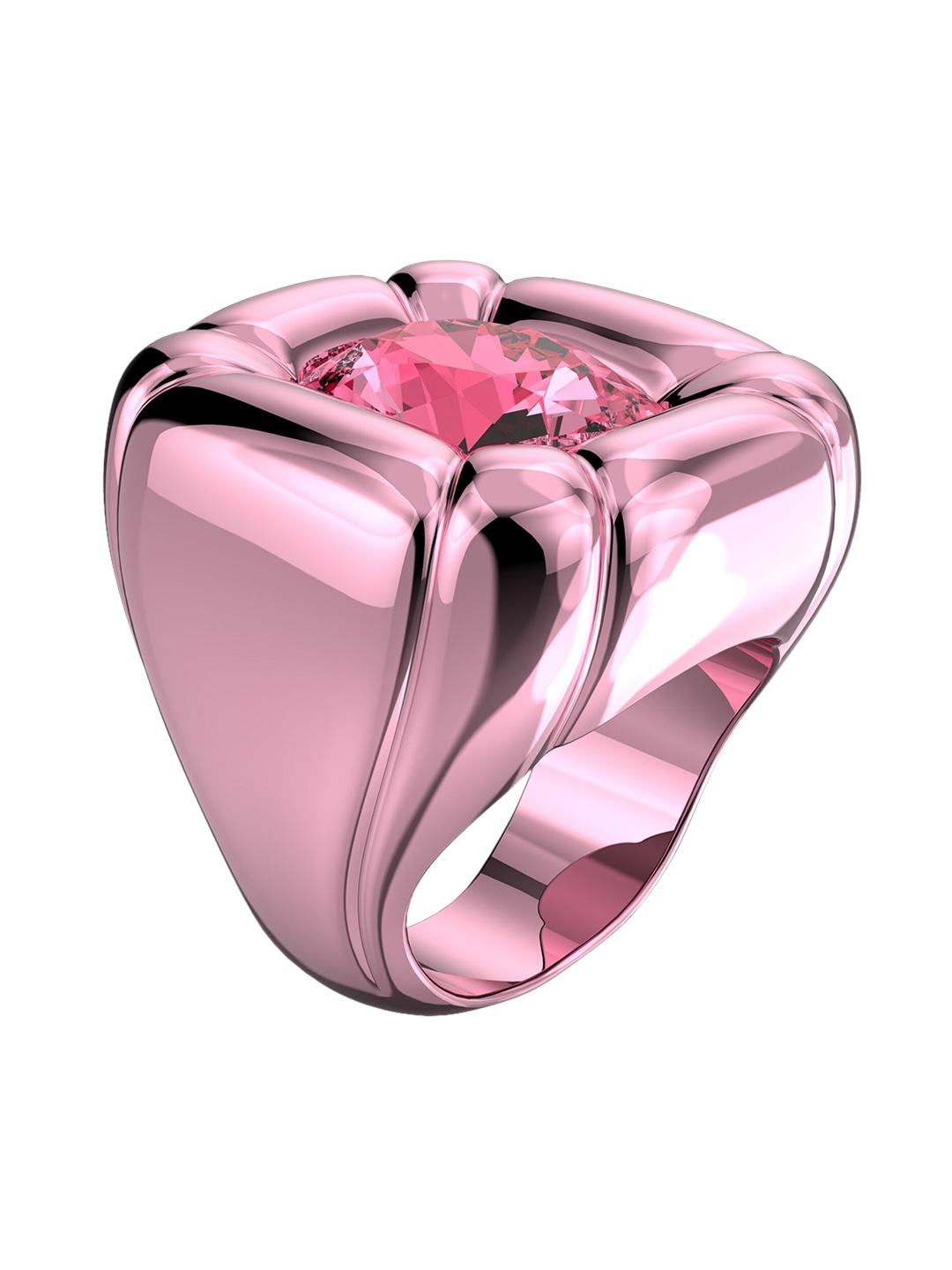 

SWAROVSKI Pink Crystal Studded Finger Ring