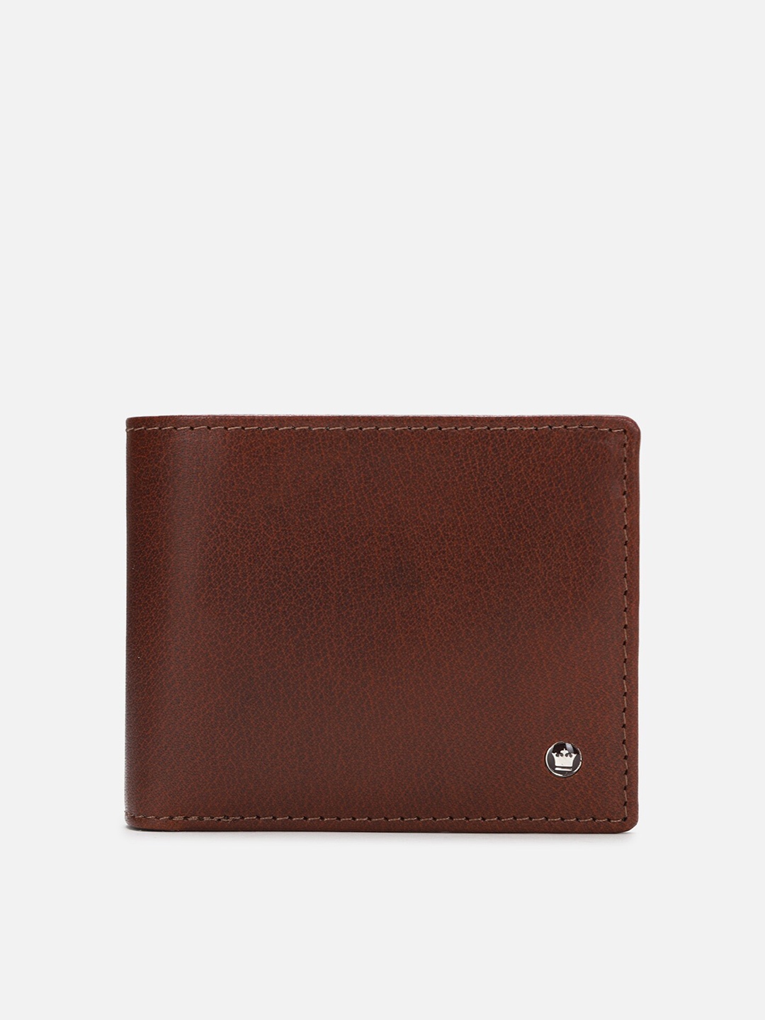 

Louis Philippe Men Leather Two Fold Wallet, Brown