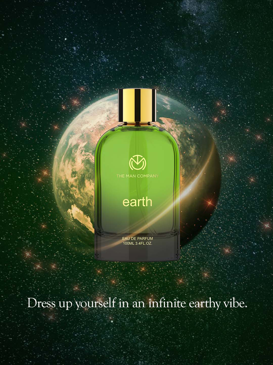 

THE MAN COMPANY Earth Long Lasting Eau De Parfum - 100 ml, Green