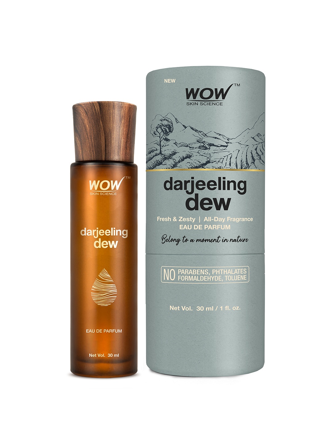 

WOW SKIN SCIENCE Darjeeling Dew Long Lasting Eau De Parfum - 30 ml, Brown