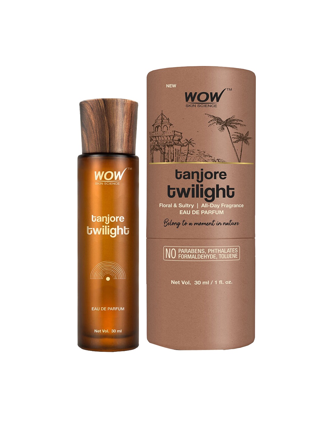 

WOW SKIN SCIENCE Tanjore Twilight Long Lasting Eau De Parfum - 30 ml, Brown