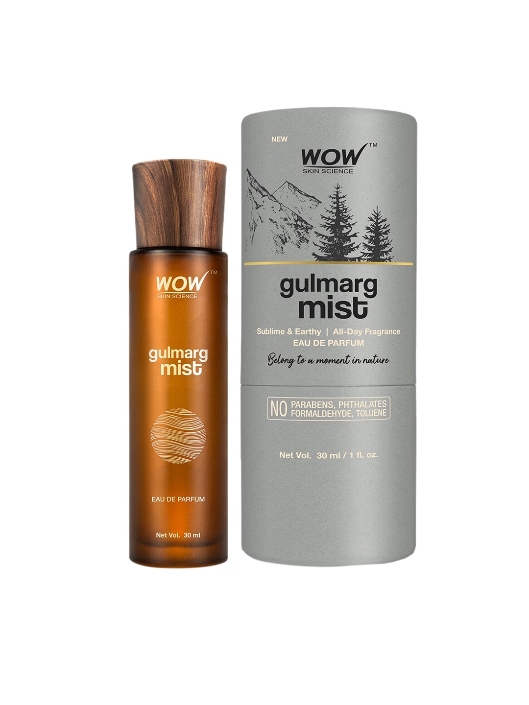 

WOW SKIN SCIENCE Gulmarg Mist Long Lasting Eau De Parfum - 30 ml, Brown