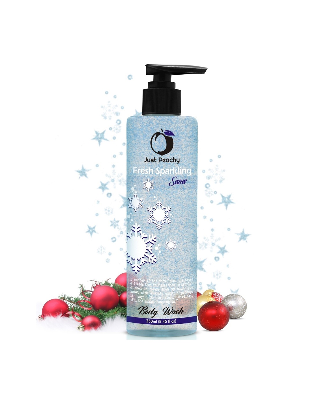 

Just Peachy Fresh Sparkling Snow Body Wash 250ml, Blue