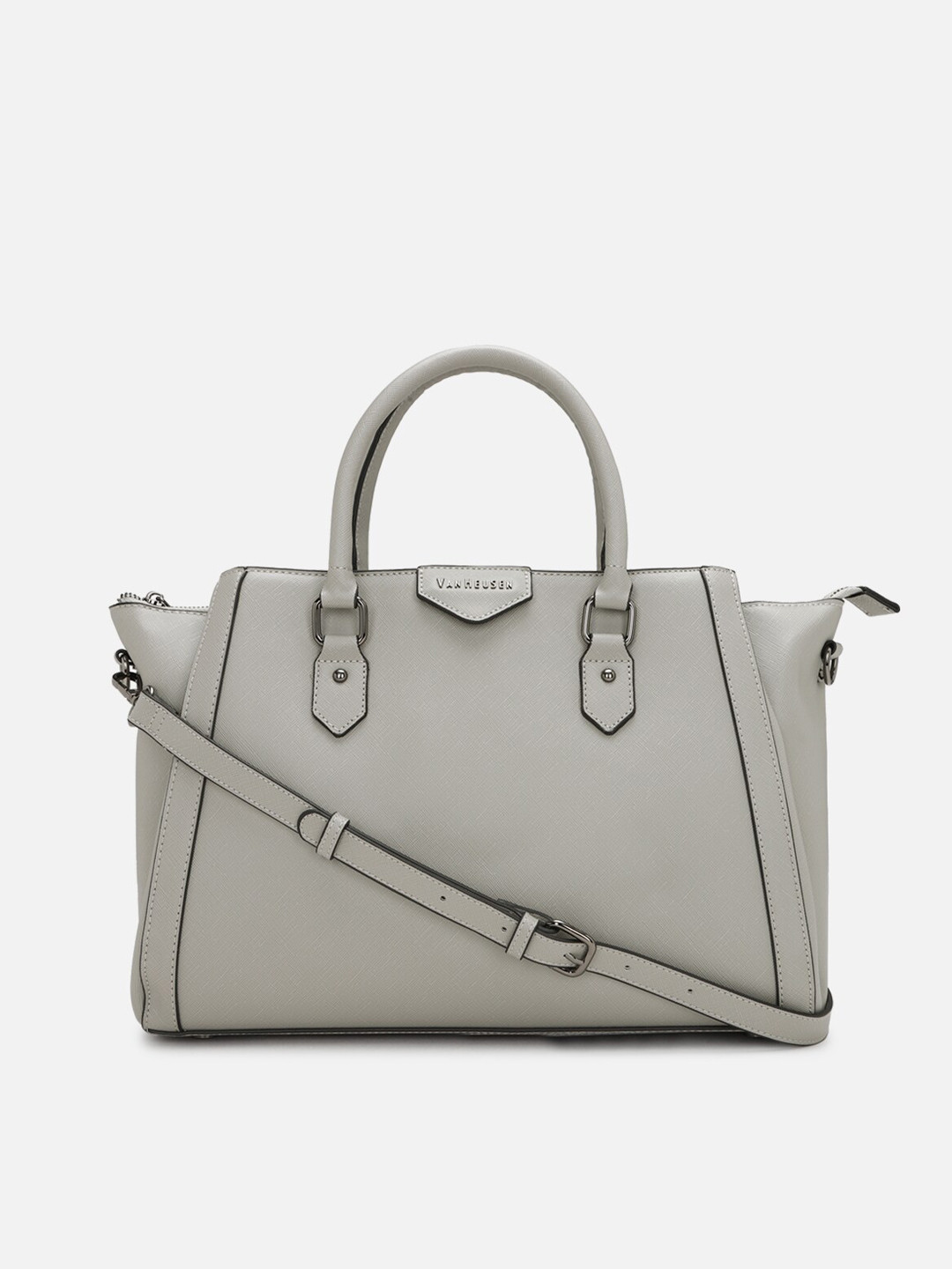 

Van Heusen Woman PU Structured Satchel, Grey