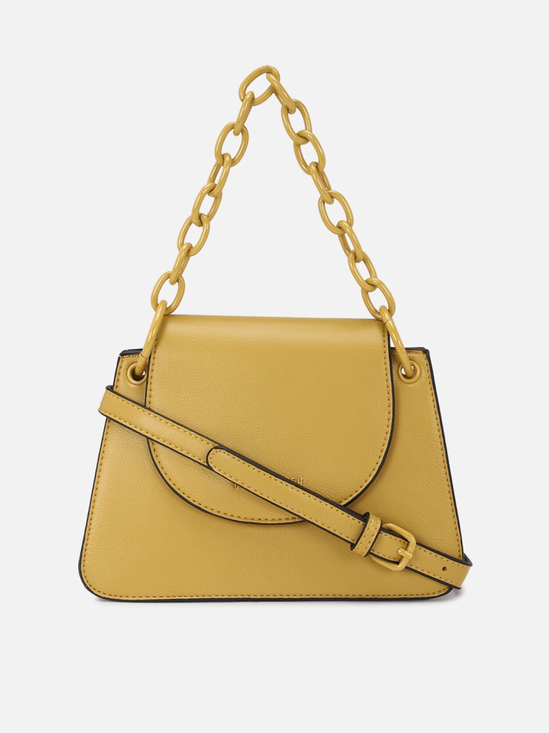 

Van Heusen Woman PU Structured Satchel, Mustard