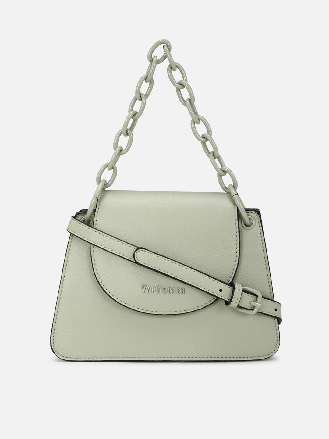 

Van Heusen Woman PU Structured Satchel, Green