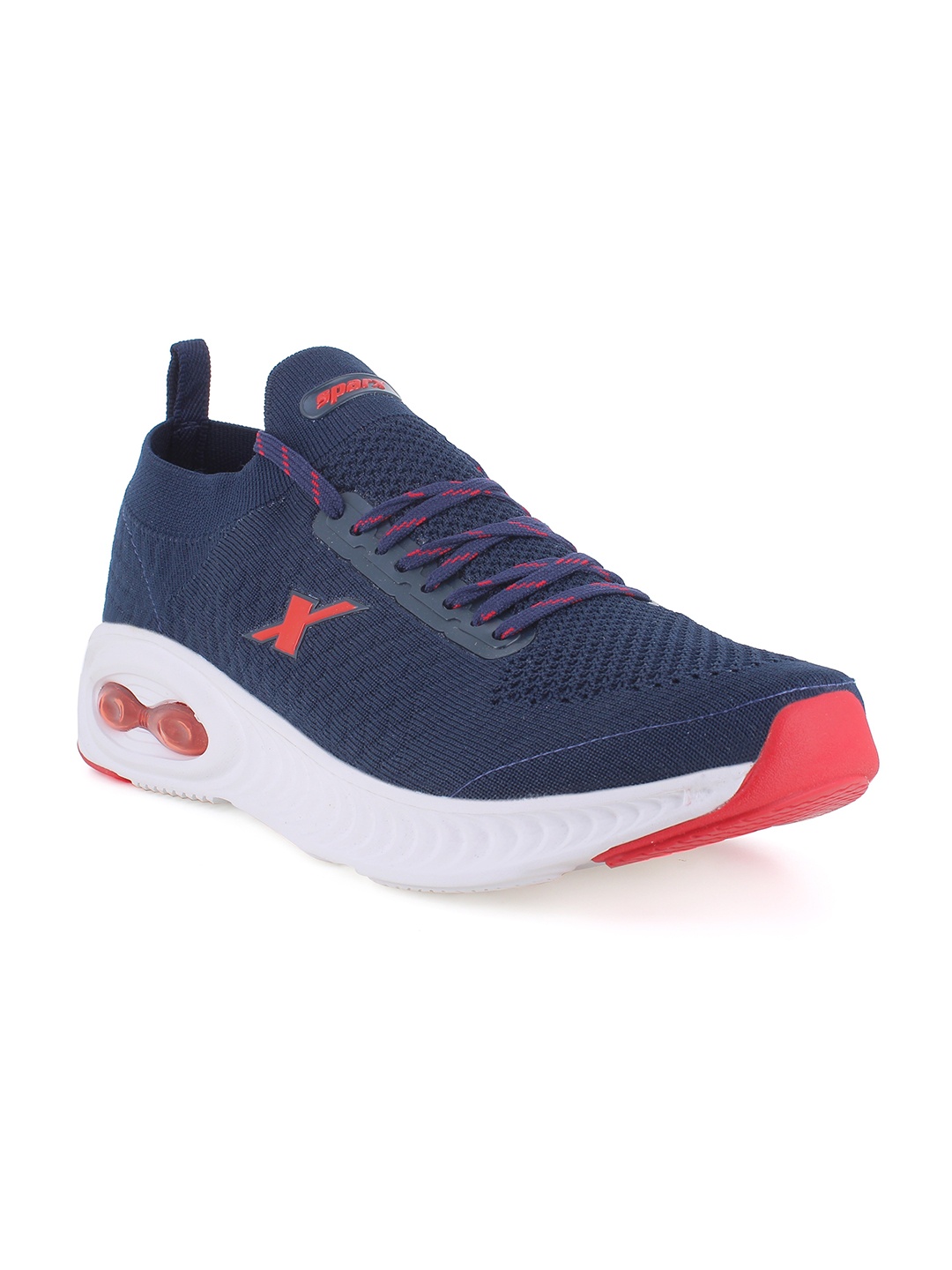 

Sparx Men Mesh Running Non-Marking Shoes, Navy blue