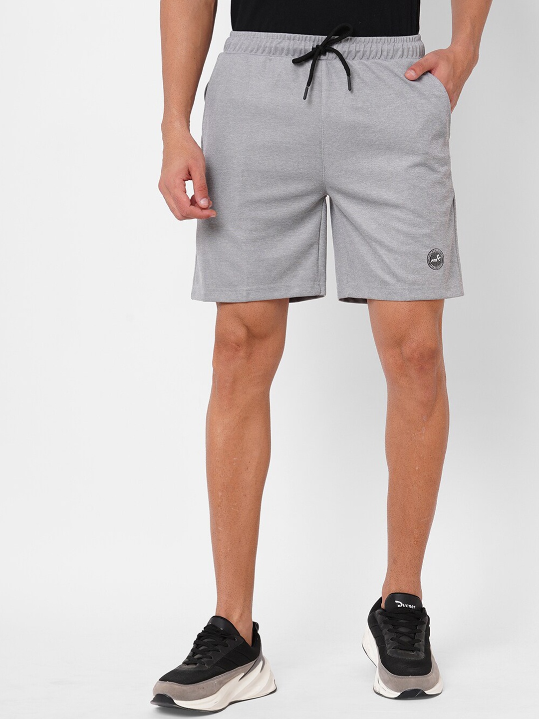 

FiTZ Men Running e-Dry Technology Shorts, Grey