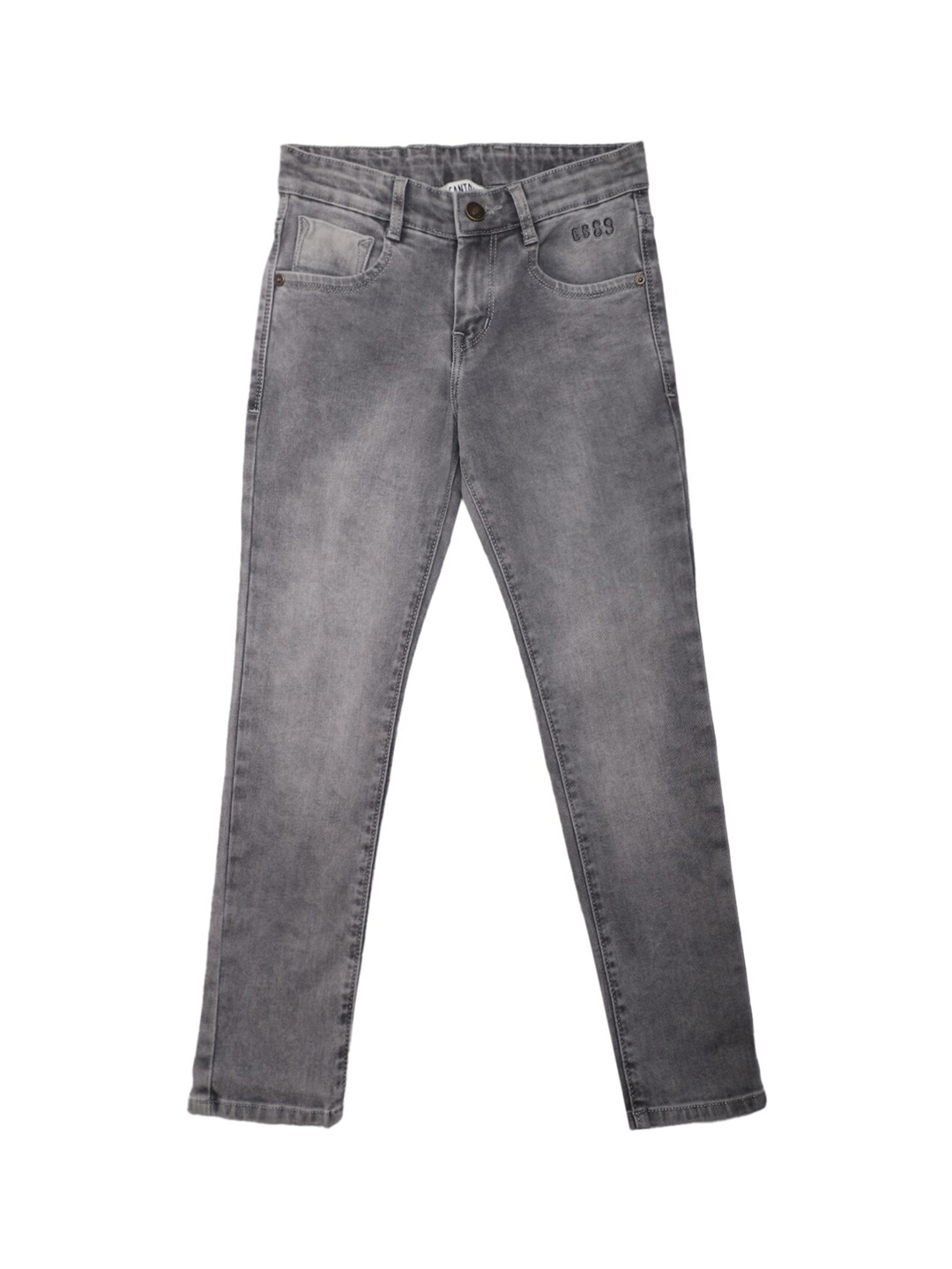 

Cantabil Boys Heavy Fade Jeans, Grey